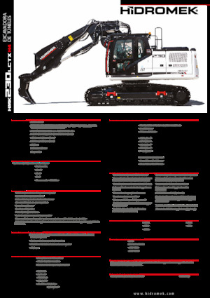 Excavatoare pe șenile Hidromek HMK 230 LC TX 