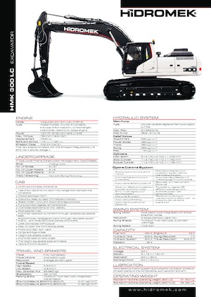 Excavatoare pe șenile Hidromek HMK 300 LC PLUS