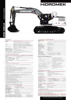 Excavatoare pe șenile Hidromek HMK 300 LC PLUS