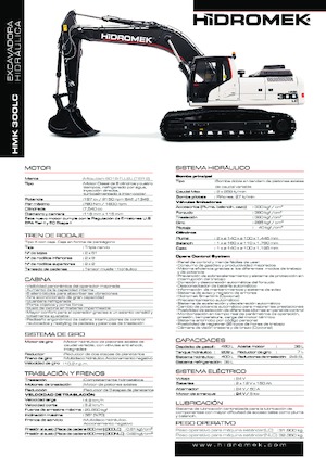 Excavatoare pe șenile Hidromek HMK 300 LC PLUS