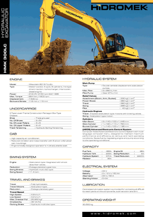 Excavatoare pe șenile Hidromek HMK 300 LC