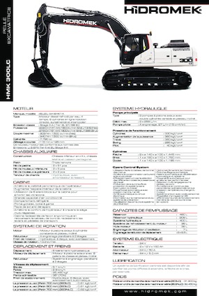 Excavatoare pe șenile Hidromek HMK 300 LC PLUS