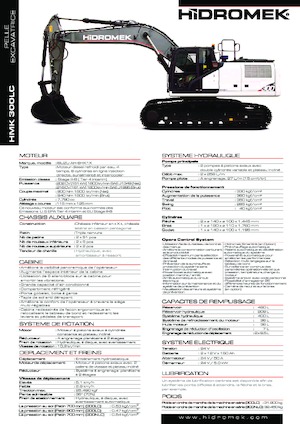 Excavatoare pe șenile Hidromek HMK 300 LC PLUS