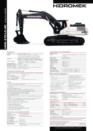 Excavatoare pe șenile Hidromek HMK 370 LC-HD