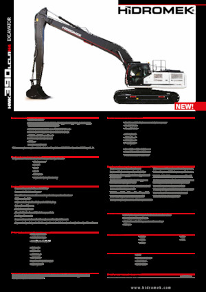 Excavatoare pe șenile Hidromek HMK 390 LC LR