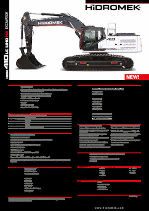 Excavatoare pe șenile Hidromek HMK 410 LCUHD