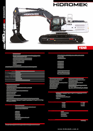 Excavatoare pe șenile Hidromek HMK 410 LCUHD