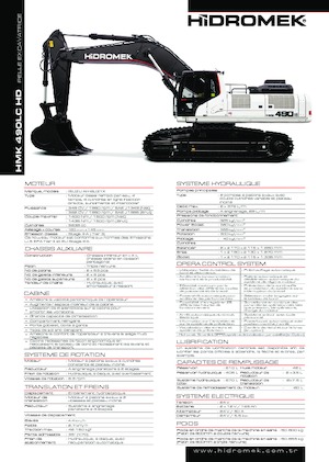 Excavatoare pe șenile Hidromek HMK 490 LC-HD
