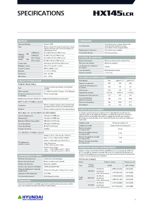 Excavatoare pe șenile Hyundai HX145LCR