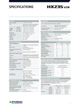 Excavatoare pe șenile Hyundai HX235LCR