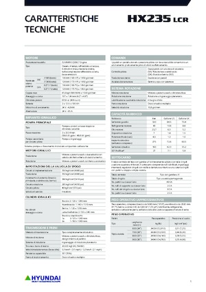 Excavatoare pe șenile Hyundai HX235LCR