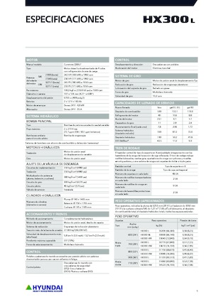 Excavatoare pe șenile Hyundai HX300HW