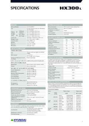 Excavatoare pe șenile Hyundai HX300HW