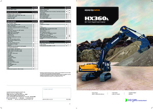 Excavatoare pe șenile Hyundai HX 360L