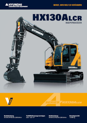 Excavatoare pe șenile Hyundai HX130ALCR
