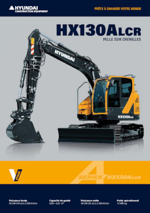 Excavatoare pe șenile Hyundai HX130ALCR