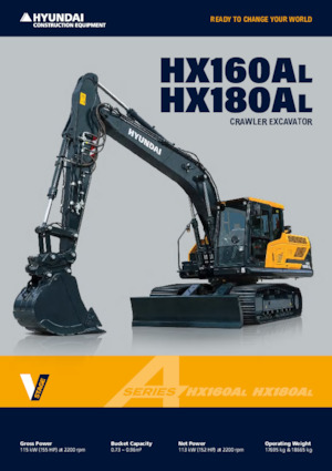 Excavatoare pe șenile Hyundai HX180AL