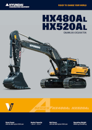 Excavatoare pe șenile Hyundai HX480AL