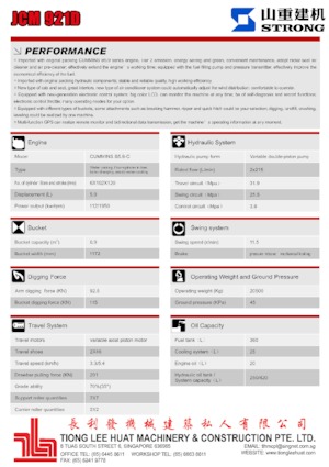 Excavatoare pe șenile Strong JCM921D