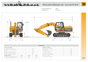 Excavatoare pe șenile JCB JS 115 L