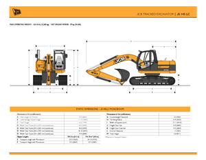 Excavatoare pe șenile JCB JS 145 L TAB
