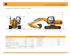 Excavatoare pe șenile JCB JS 190 LC