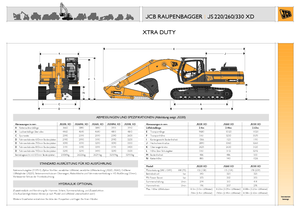 Excavatoare pe șenile JCB JS 330 NL XD