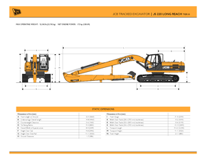 Excavatoare pe șenile JCB JS 220 LR