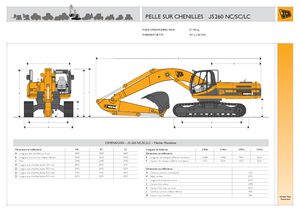 Excavatoare pe șenile JCB JS 260 LC