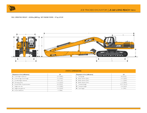 Excavatoare pe șenile JCB JS 260 LR