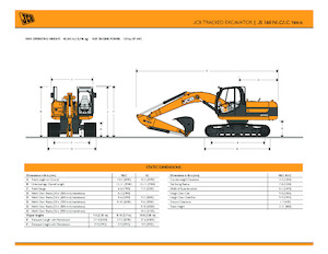 Excavatoare pe șenile JCB JS160