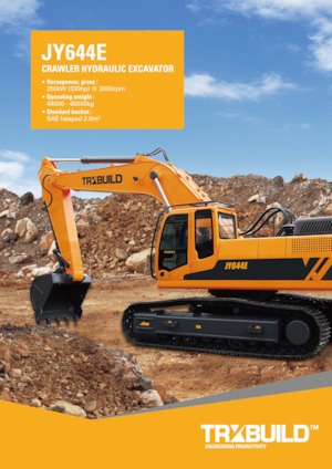 Excavatoare pe șenile TRXBUILD JY644E