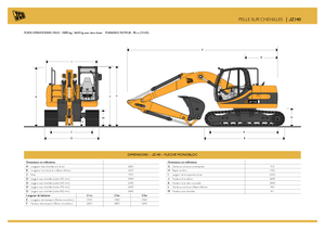 Excavatoare pe șenile JCB JZ 140 L HD