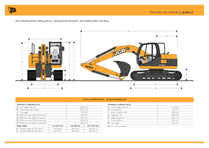 Excavatoare pe șenile JCB JZ 140 L TAB