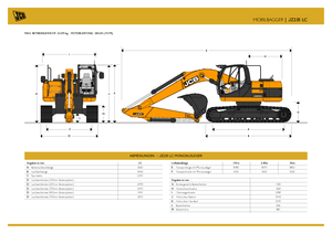 Excavatoare pe șenile JCB JZ 235 LC