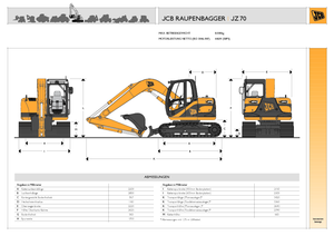 Excavatoare pe șenile JCB JZ 70 offset