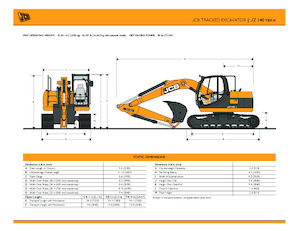 Excavatoare pe șenile JCB JZ140