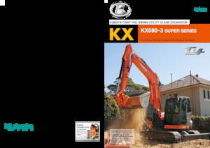 Excavatoare pe șenile Kubota KX080-3S