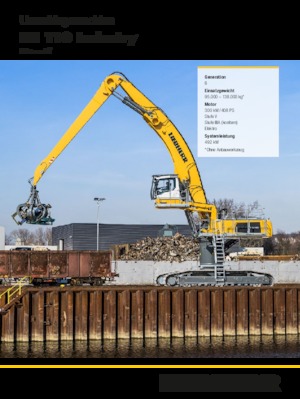 Stivuitoare Liebherr LH 110 C Gantry Industry Litronic
