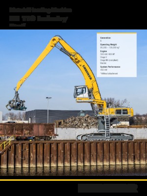 Stivuitoare Liebherr LH 110 C Gantry Industry Litronic
