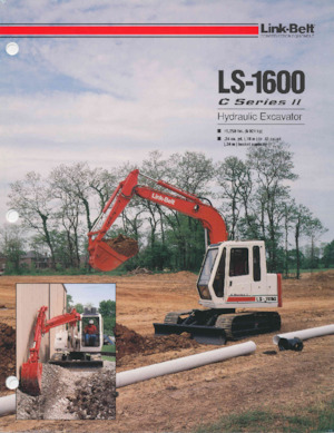 Excavatoare pe șenile Link-Belt LS-1600 C II