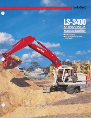 Excavatoare pe șenile Link-Belt LS-3400 C II