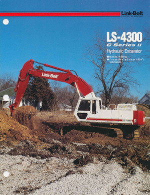 Excavatoare pe șenile Link-Belt LS-4300 C II