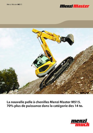 Excavatoare pe șenile Menzi M515