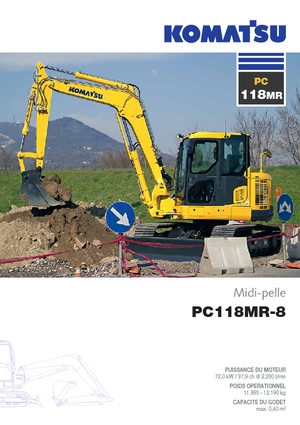 Excavatoare pe șenile Komatsu PC118MR-8