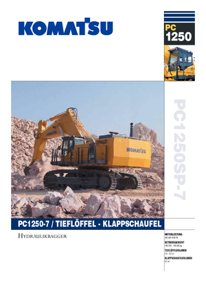 Excavatoare pe șenile Komatsu PC1250SP-7