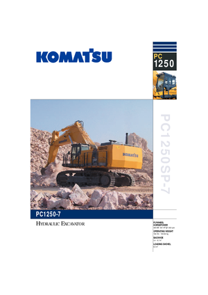Excavatoare pe șenile Komatsu PC1250SP-7