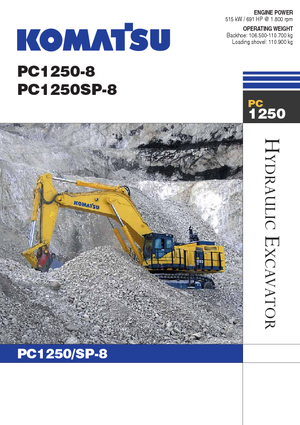 Excavatoare pe șenile Komatsu PC1250SP-8