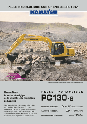 Excavatoare pe șenile Komatsu PC130-6
