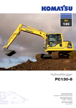 Excavatoare pe șenile Komatsu PC130-8